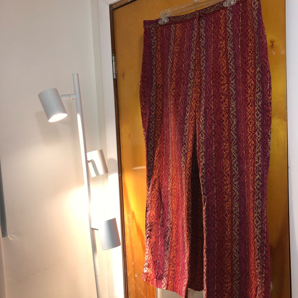 Sigrid Olsen Sport Red and Orange Pants